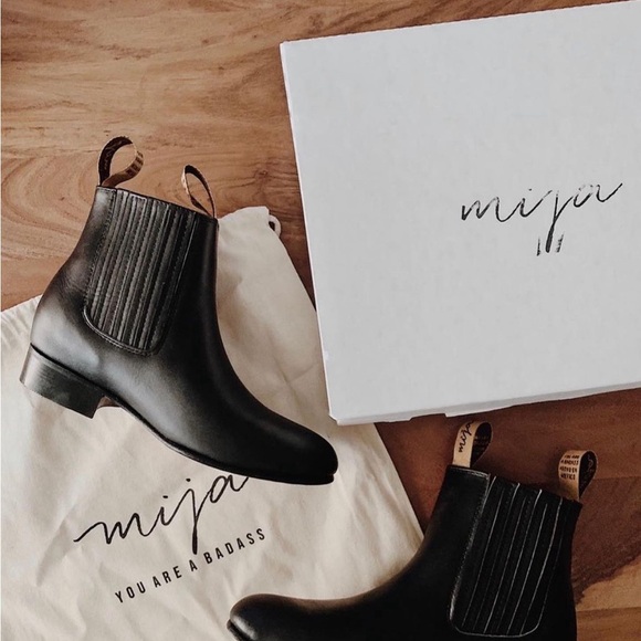 Mija Leather Boots - Picture 1 of 5
